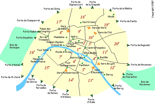 departement 75 carte